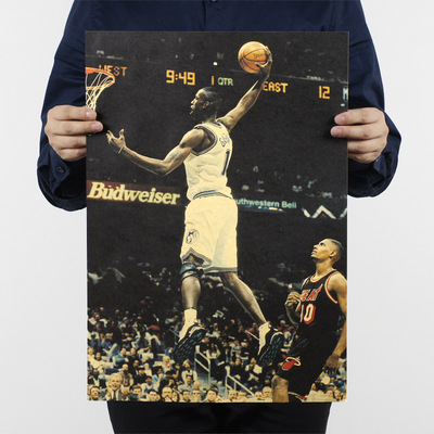 【h836】麦迪a款/只要心够决/nba 篮球励志/牛皮纸海报51x35.5cm