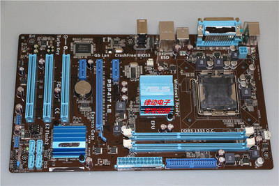 充新 华硕 p5p41t le 775针cpu p41独显大板 ddr3内存 秒p43主板