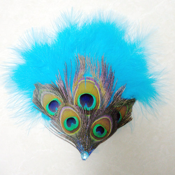 新品舞蹈头饰傣族孔雀舞雀之舞杨丽萍民族广场舞表演演出批发包邮