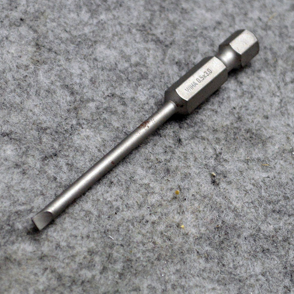 德国威汉wiha 1/4一字螺丝批头7040-2.5/3/5.5*70mm