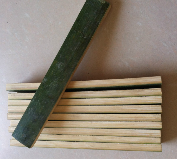 无节竹片竹条竹块 竹棒鸟笼风筝编制 diy雕刻材料新鲜楠竹批发