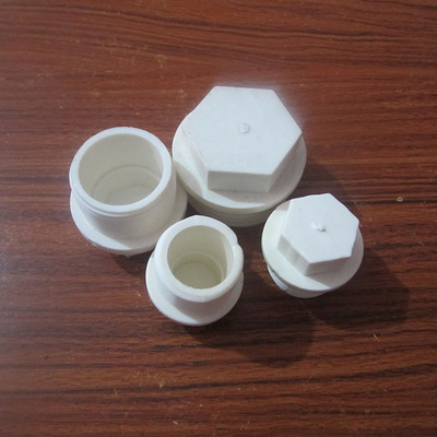 4分6分1寸牙堵 20,25,32pvc塑料螺丝堵头 带塑料垫片牙塞堵头