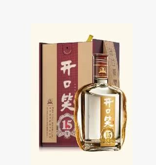 湘窖酒业 开口笑15年 浓香型白酒 52度500ml支持长沙实体店提货