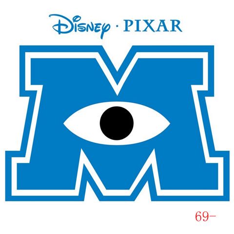 手机电脑冰箱旅行拉杆行李箱包3m潮logo防水贴纸贴画标贴怪兽大学