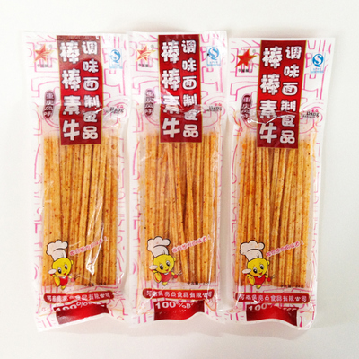 李星星棒棒素牛24g 素食辣条面筋调味面制食品 重庆风味休闲零食