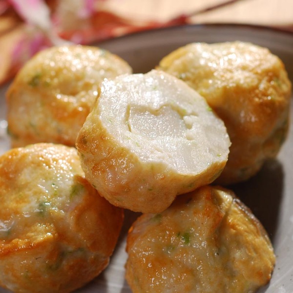 台湾西北特色火锅食材 花枝干贝烧240克4只装 吃的到干贝哦