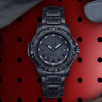 氚气自发光美军夜光军表鲁美诺斯6402 夜鹰f117