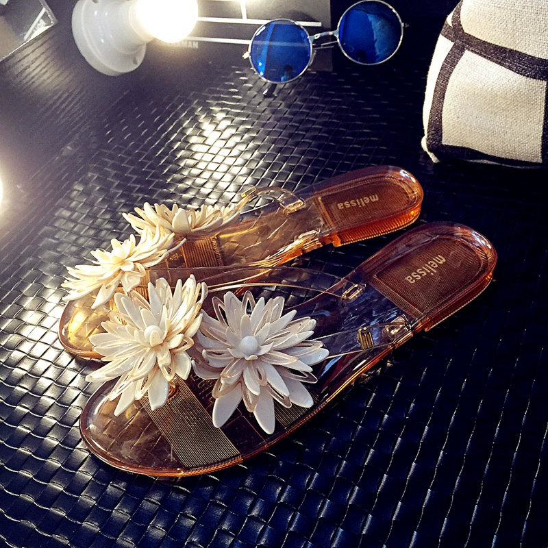 Mùa xuân và mùa thu Phiên bản Hàn Quốc của giày thời trang thạch nữ đi mưa thấp giúp giày đế bằng siêu mềm, giày đế mềm chống trượt không thấm nước