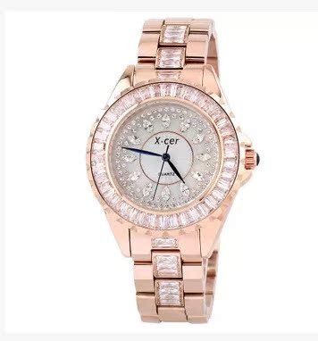 香雪儿陶瓷手表 x.cer女表水钻表韩版钢带时尚大表盘女士腕表0432
