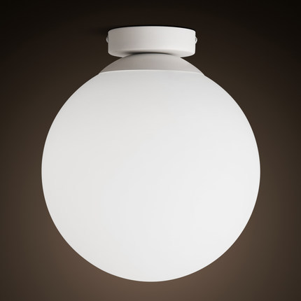 led创意阳台吸顶灯现代简约时尚门厅玄关过道玻璃圆球吸顶灯饰