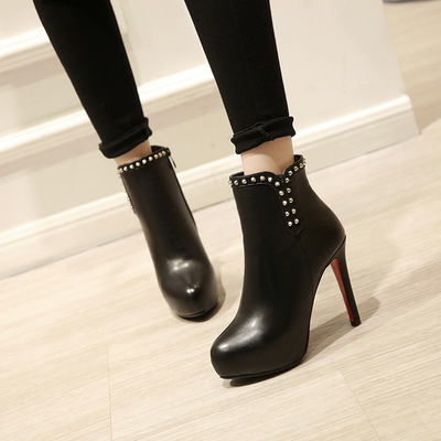 德赛帝伦专柜古典卡卡巨圣女鞋旗舰店正品冬可伊可短靴冬季靴子