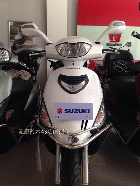 豪爵鈴木4s實體店 海王星新海王星 ua125t-a摩托車踏板車手剎