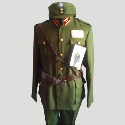 民國軍裝 軍官服國民黨男女特務 演出表演服裝 中央軍服 國民服飾