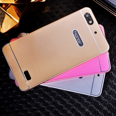 华为荣耀畅玩4c手机壳c8818保护套4c外壳c8818金属边框后盖硬壳潮