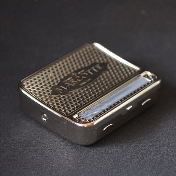 虎牌70mm卷烟器金属盒式不绣钢半自动卷烟器卷烟盒拉烟器