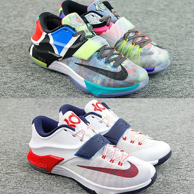 kd vii aunt pearl kd7 杜兰特7代 鸳鸯 独立日 低帮男子篮球鞋