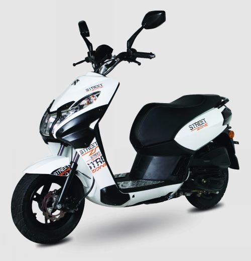 标致摩托peugeot 街头小怪兽(qp100t-12c)streetzone100 个性张扬