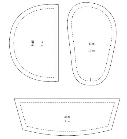 宝宝手工布鞋电子版鞋样