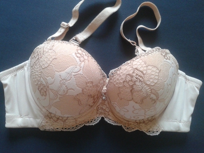 加厚聚拢魔杯 立挺杯调整型文胸 小胸内衣胸罩 80a36a肉色