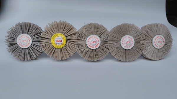 打磨花头 进口杜邦丝尼龙磨料丝抛光轮 红木家具根浮雕打磨