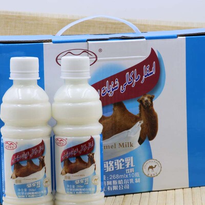 新疆特产阿斯哈尔骆驼奶原生态纯天然孕妇奶新鲜驼乳驼奶两瓶包邮