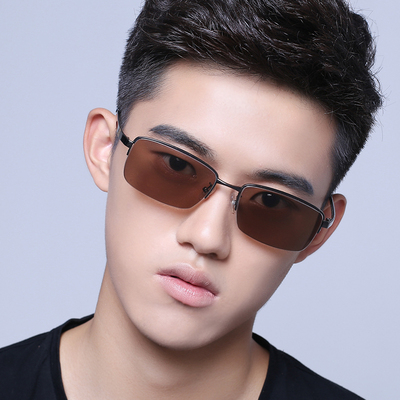 视酷勃水晶眼镜太阳镜时尚石头镜墨镜男款平光眼镜中老年眼镜包邮