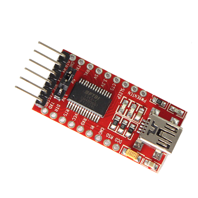 5PCS FT232RL USB to TTL Serial Module 5V 3.3V Converter Adapter For Arduino