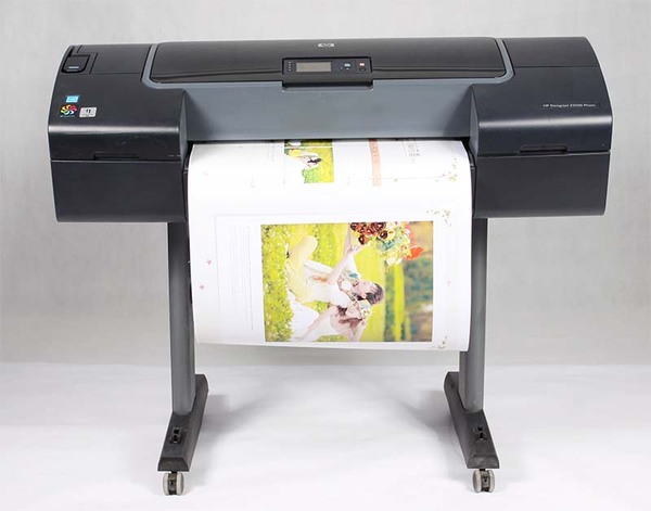 惠普hp z2100绘图仪 打印机 a1大幅面 cad 广告图工程海报写真机