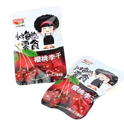 aiyomi哎哟咪蜜饯果脯果干樱桃李干约40g小梅的零食休闲食品