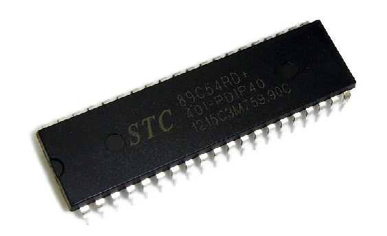直插stc89c54rd 40i-pdip40 51单片机 dip-40 全新原装正品