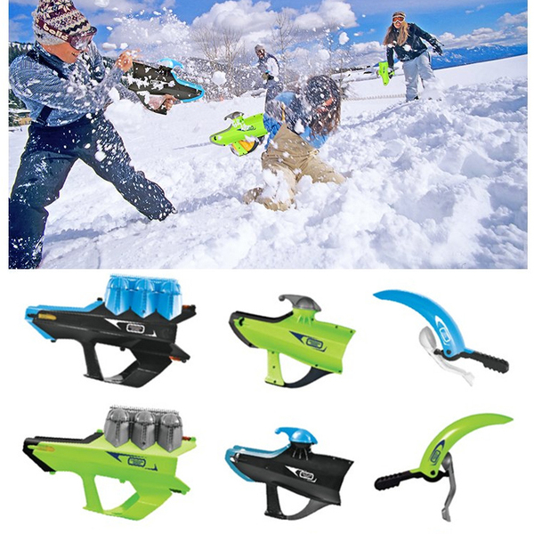 双冠正品豪元雪球枪雪球发射器雪铲雪夹雪器冬天玩雪圣诞礼物玩具