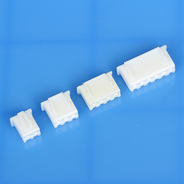 白色端子胶壳插头 xh2.54mm间距 母端子头1p 2p 3p 4p 5p 6p