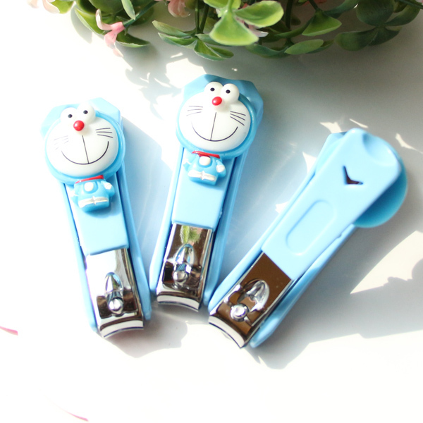 哆啦a梦 叮当猫 机器猫 可爱卡通创意塑料迷你 指甲刀 指甲钳