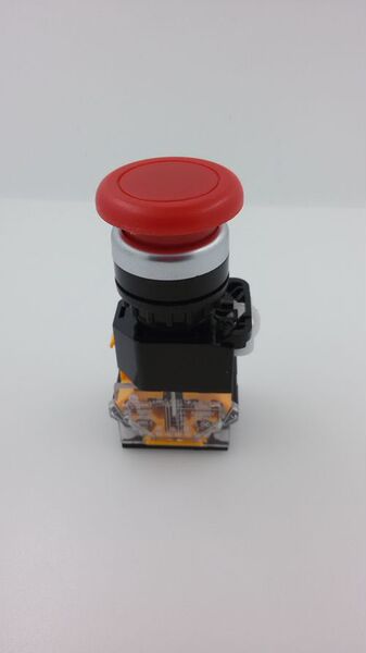 江阴长江 la38-11m蘑菇头开关按钮 手动急停复位开关电源开关红绿