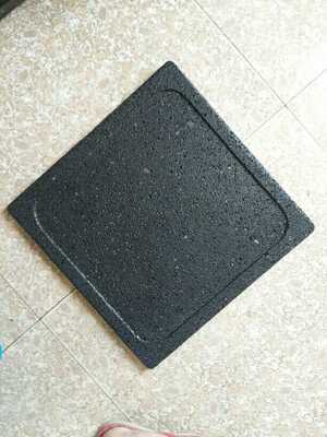 火山石石板烧/烧烤盘/烧烤板/岩烧盘/户外烧烤板/30x30加厚型