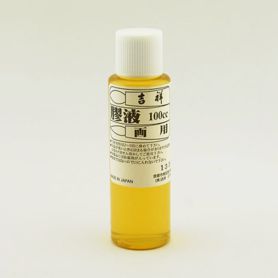 日本进口 吉祥胶液100cc 特级明胶水中国画矿物颜料岩彩美术绘具