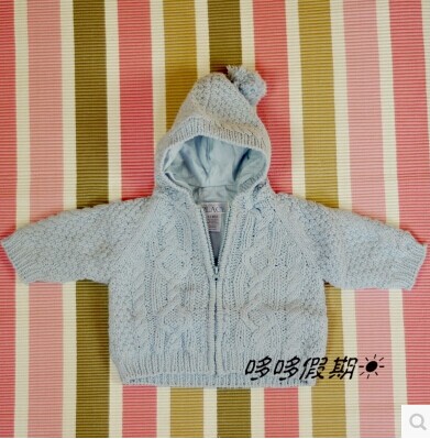 特价 出口美国the childrens place婴儿连帽针织外套 毛衣