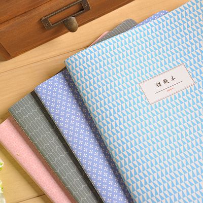 韩国文具格纹软皮抄16k高中学生初中错题纠错本加厚满39元包邮