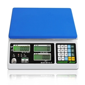 台湾钰恒电子计数秤工业台秤电子磅jce点数秤 带不干胶打印电子称