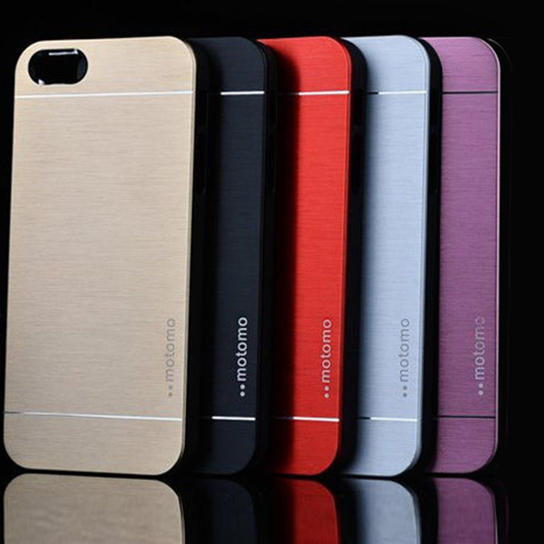 new fashion ultra slim aluminum brushed metal hard back cove