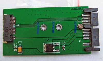 2 ngff ssd轉1.8寸 micro sata接口轉接卡