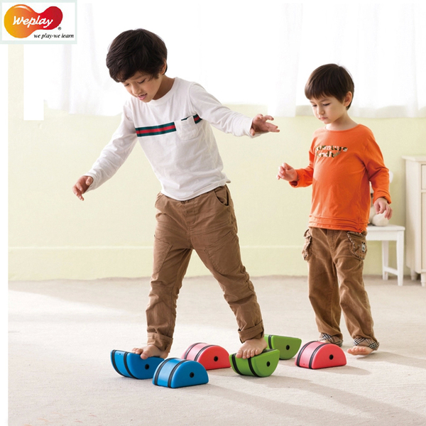 台湾weplay 半圆平衡踩踏石 感统训练器材幼儿园教学设备儿童玩具