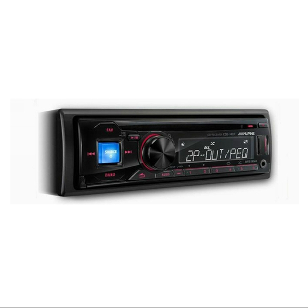 阿爾派cde-150c 車載單錠cd機 汽車音響主機 usb/mp3/aux/iphone