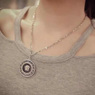 人头像时尚挂饰配饰衣服装饰百搭短款项链女欧美夸张饰品锁骨链-淘宝