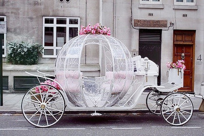 特价欧式婚庆用品 铁艺浪漫公主车 白色 南瓜车 定制 浪漫婚车