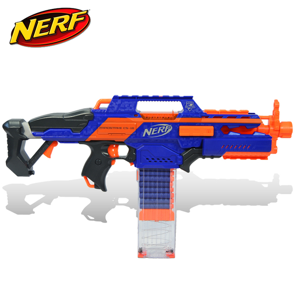孩之宝nerf正品精英系列cs18精e发射器软弹玩具枪橙机 双11秒杀