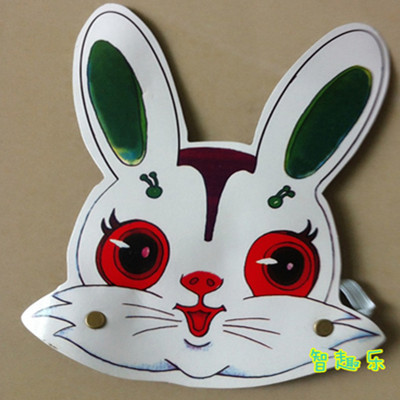 手工卡纸做兔子头饰图片