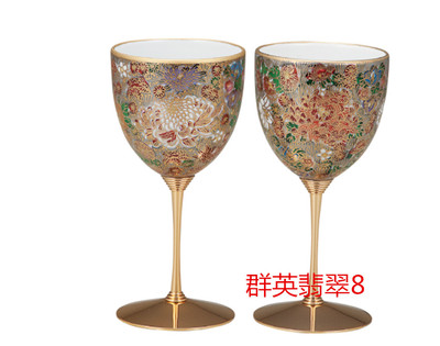 日本进口高脚杯红酒杯送人高档礼物海外代购酒