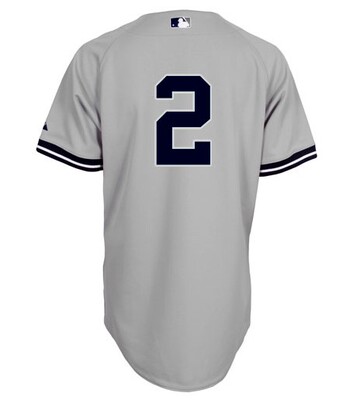 小磊代购 ny美职棒 纽约扬基队yankees 队长jeter 比赛用棒球服