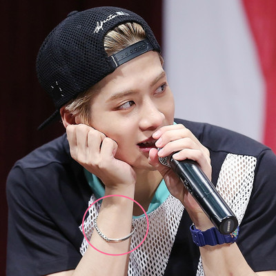 got7 jackson王嘉尔 同款 周边 威尼斯平片手链 韩版男士手链手镯